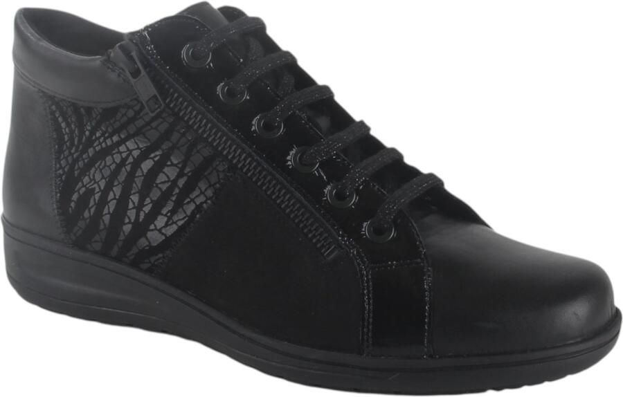 Solidus Solid H dames veterboots sportief zwart