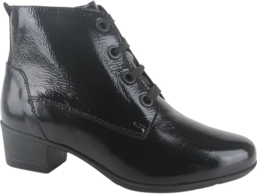 Solidus Solid K dames veterboots gekleed (6) zwart