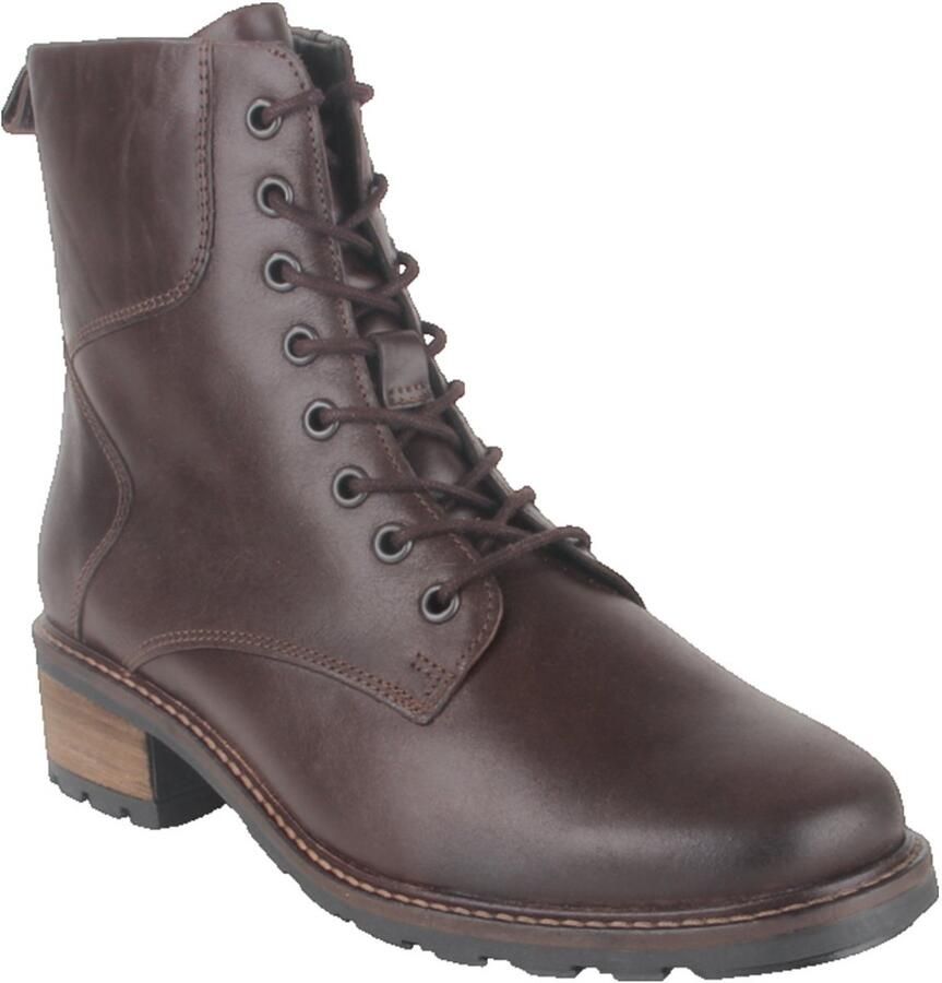 Solidus Solid K dames veterboots gekleed bruin