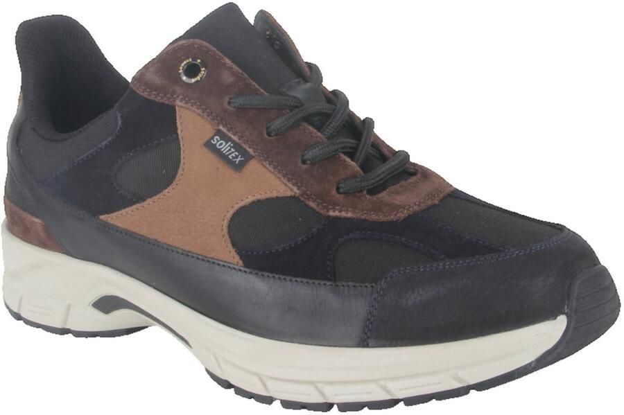 Solidus Solid K heren veterschoenen sportief blauw