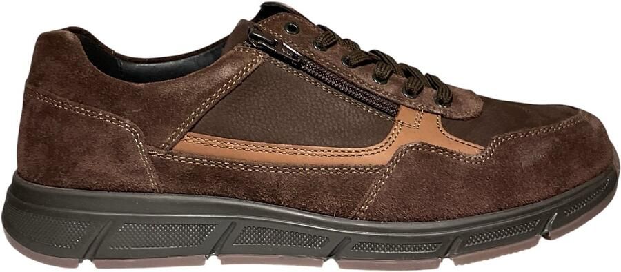 Solidus Solid M bruine herensneaker voor steunzolen - Foto 1
