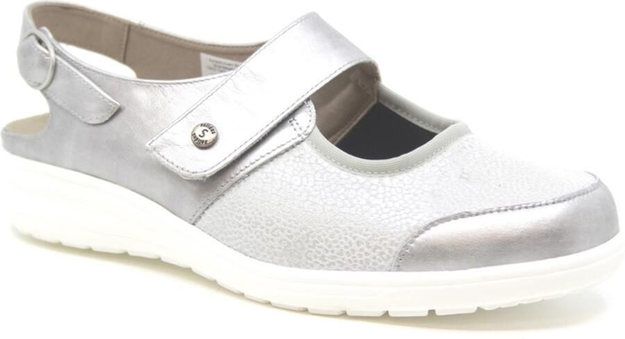 Solidus Solid Dames zilver sandalen