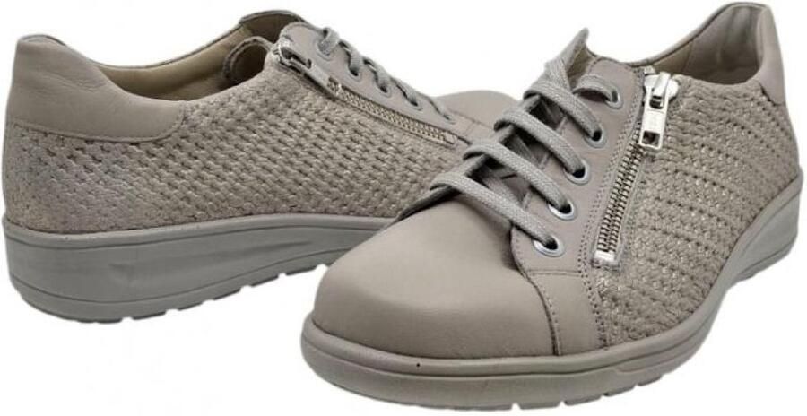 Solidus Dames Veterschoenen Heaven Fellini Downy Mat Lino Grijs - Foto 2