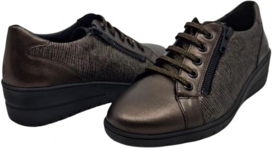 Solidus Veterschoenen helia platin veterschoen
