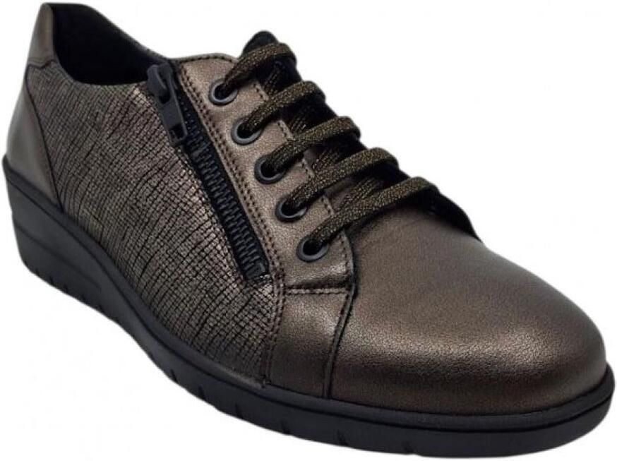 Solidus Veterschoenen helia platin veterschoen