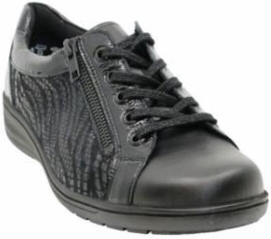 Solidus Veterschoenen kate vitello perlack schwarz