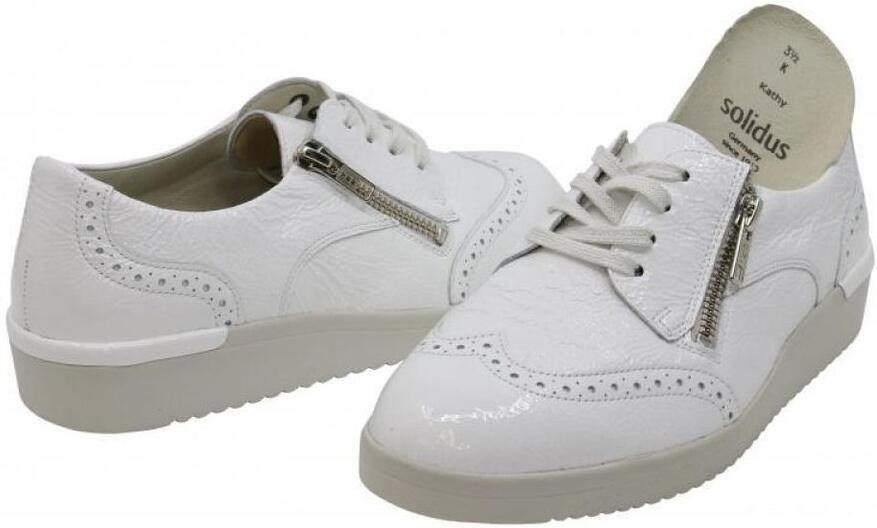 Solidus Veterschoenen kathy nappalak weiss veterschoen