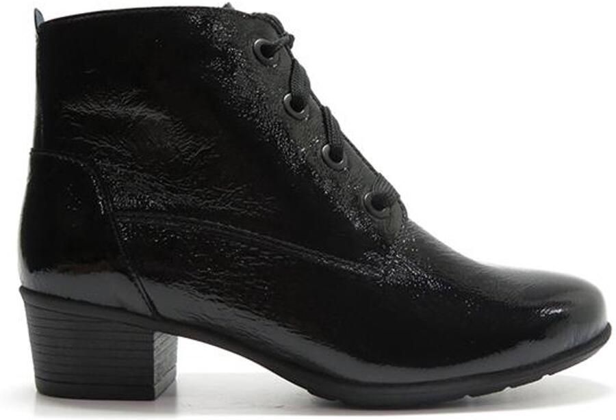 Solidus Zwart lak boet hak K 35019 00691 K ZWART - Foto 2