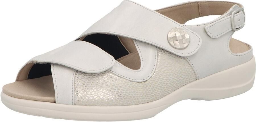Solidus Stretch SOLIDUS Sandalen dames Lia 73500-40676- Kermit Funky Space Platin Beige (H) 1 3 en