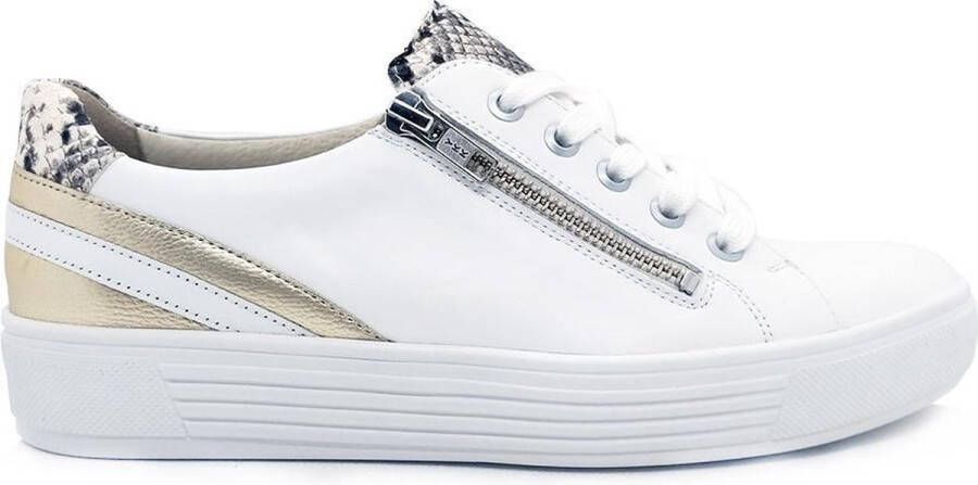 Solidus Witte Veterschoenen Hazel Wijdte H