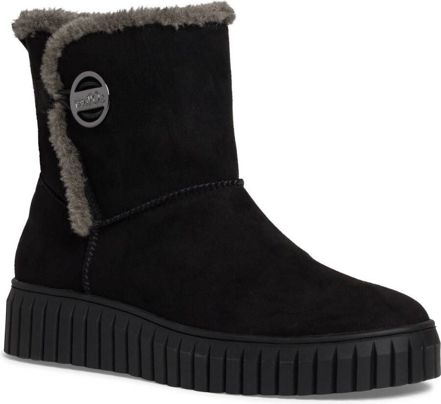 S.Oliver Zwarte Casual Gesloten Booties Vrouwen Black Dames