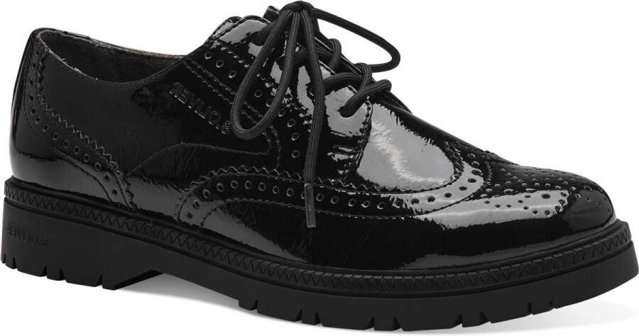 S.Oliver Casual Veterschoenen voor Heren in Zwart