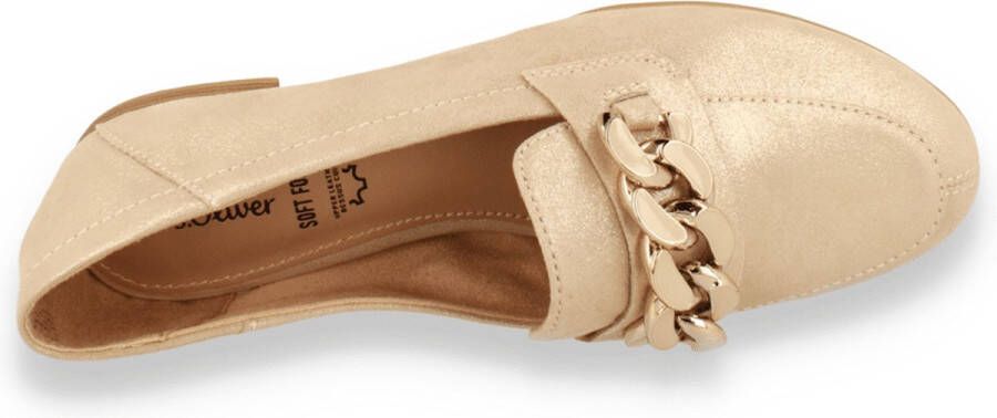 S. Oliver S.Oliver Dames Mocassin Champagne BEIGE