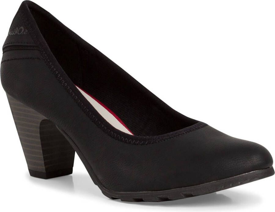 S.Oliver Pumps zwart Synthetisch