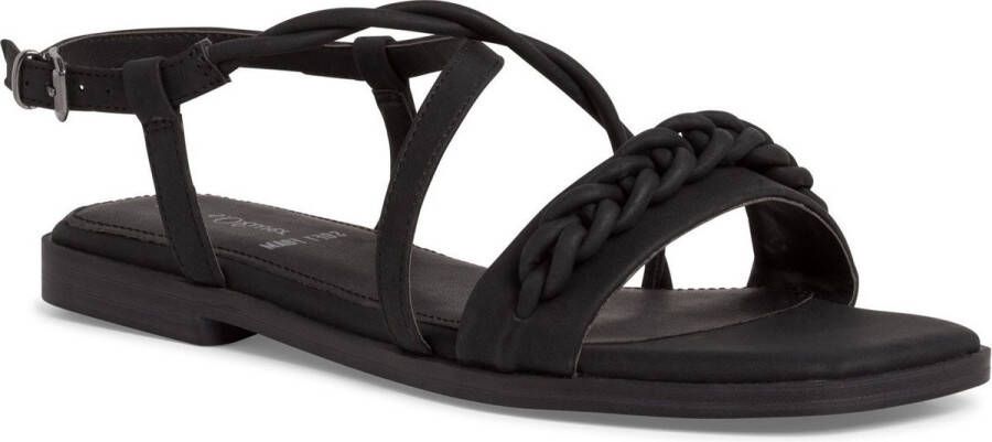 S.Oliver Sandalen in eenkleurige look