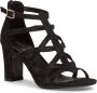 S.Oliver Sandalen Glitter zwart Textiel - Thumbnail 2