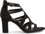 S.Oliver Sandalen Glitter zwart Textiel - Thumbnail 1