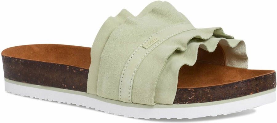 S.Oliver Slippers met aangerimpelde band