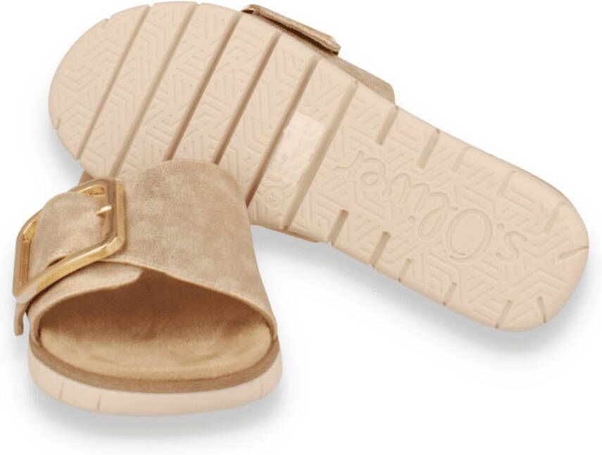 S.Oliver Dames Slipper Champagne GOUD