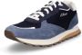S.Oliver heren leren sneaker denim blauw - Thumbnail 1