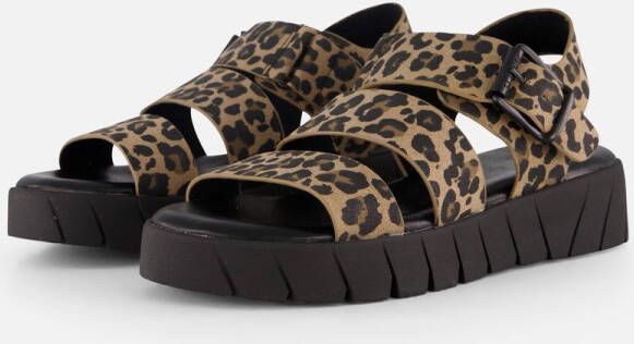 S.Oliver Leopard Sandalen beige Synthetisch Dames