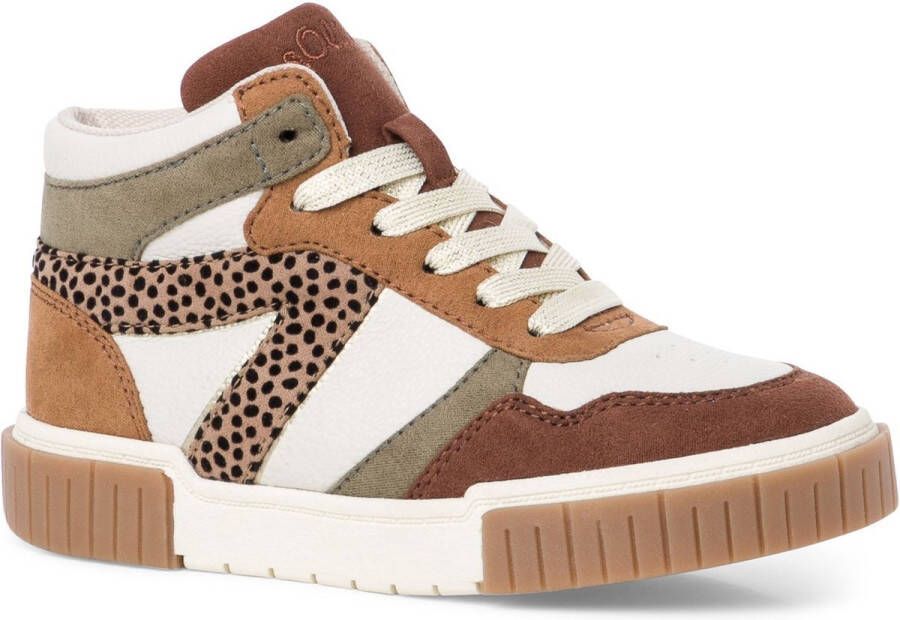 S.Oliver S. OLIVER Meisjes Sneaker Beige Comb BEIGE