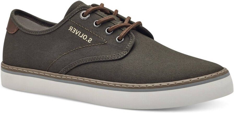 S.Oliver S. Oliver Sneakers groen Suede