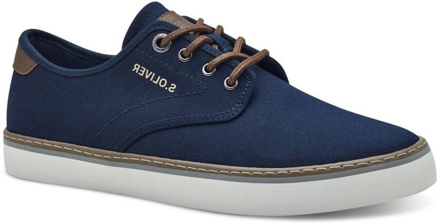 S.Oliver S. Oliver Sneakers blauw Suede