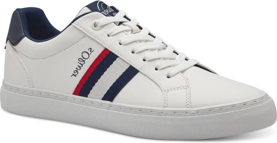 S.Oliver Witte Vetersneakers voor Mannen