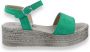 S.Oliver S. OLIVER Dames Sandalen GROEN - Thumbnail 6