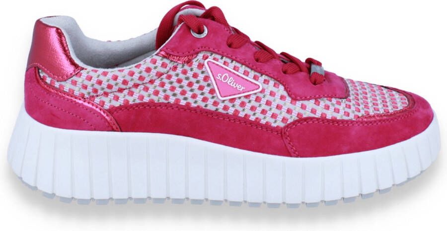 S.Oliver S. OLIVER Dames Sneaker Fuxia FUSHIA