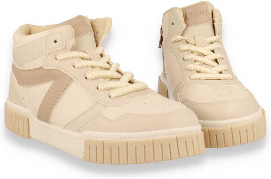 s.Oliver S. OLIVER Meisjes Sneaker Beige Comb BEIGE