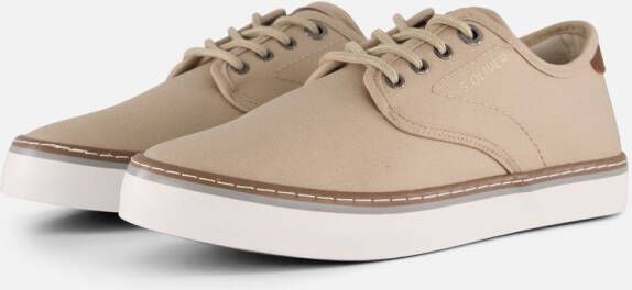 S.Oliver S. Oliver Sneakers beige Textiel