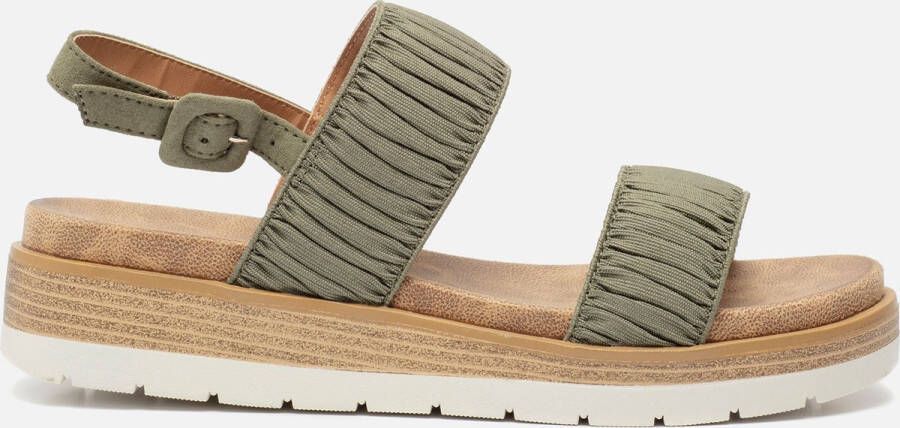 S.Oliver Sandalen groen Synthetisch Dames