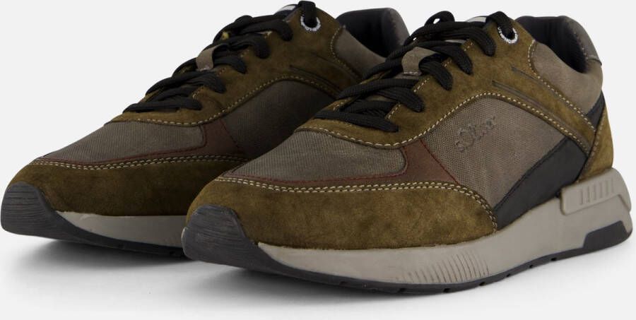 S.Oliver Sneakers groen Vegan