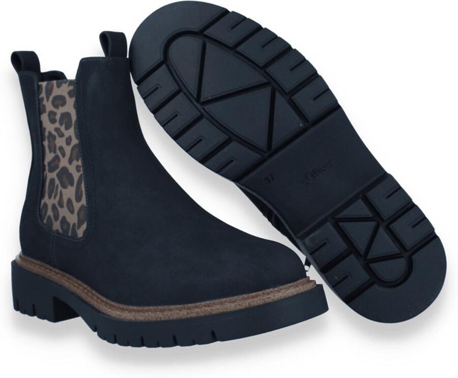 S.Oliver Dames Boots Zwart