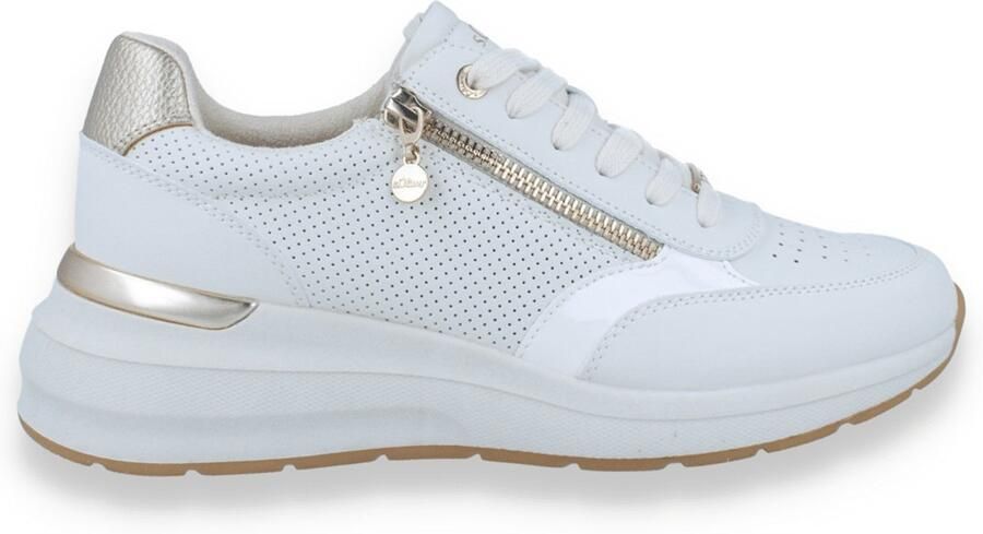 S.Oliver Dames Sneaker Beige champagne