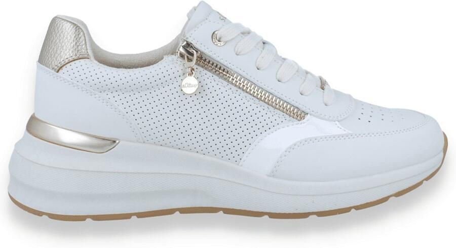 S.Oliver Dames Sneaker Beige champagne