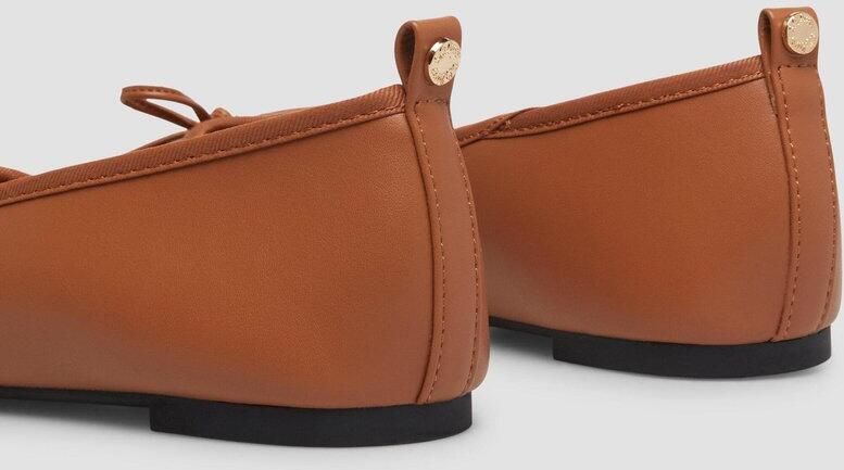 S.Oliver female Ballerina's met strik en leoprint