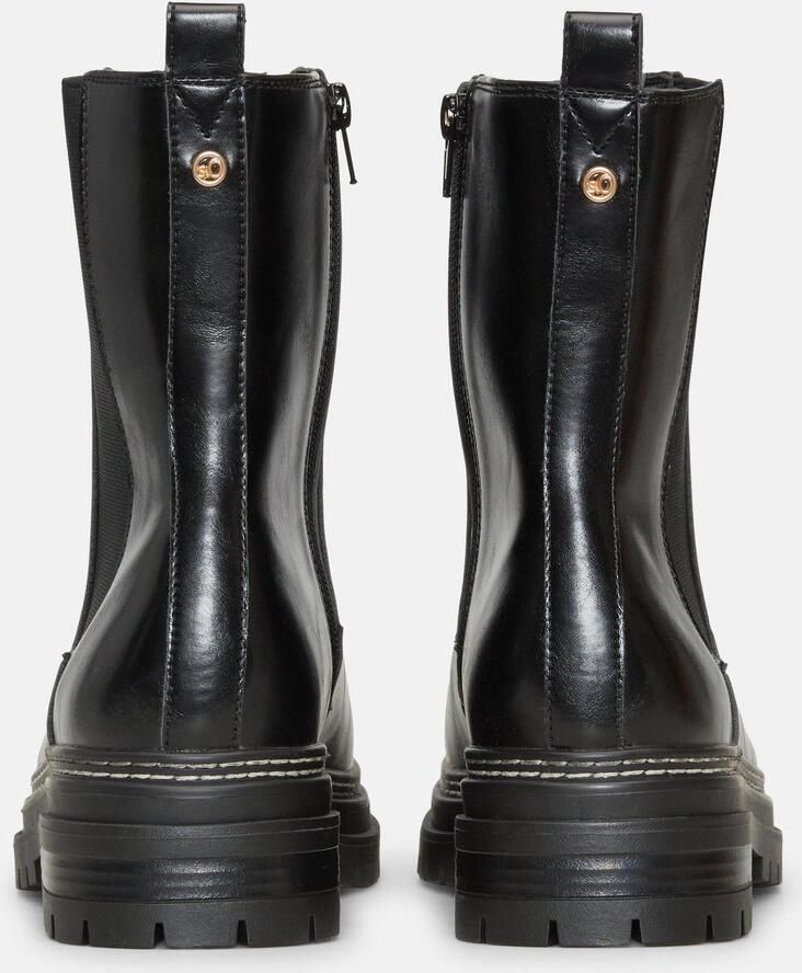 S.Oliver female Chelsea-laarzen in leerlook