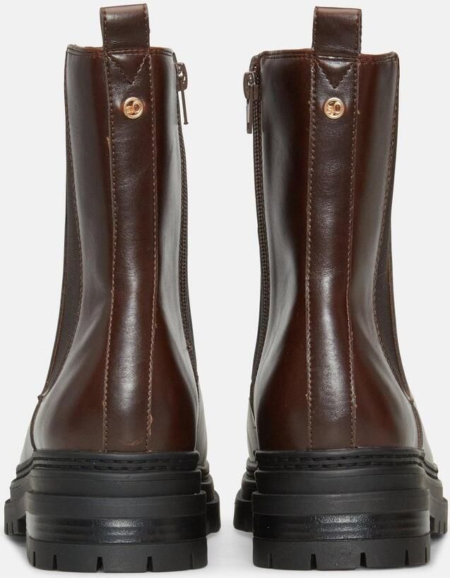 S.Oliver female Chelsea-laarzen in leerlook