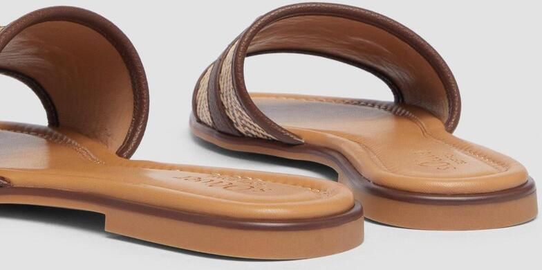S.Oliver female Glijders met gevlochten design