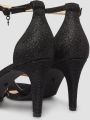 S.Oliver female Kunstleren sandalen met gesp - Zwart