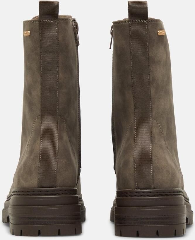 S.Oliver female Laarzen in leerlook met profielzool