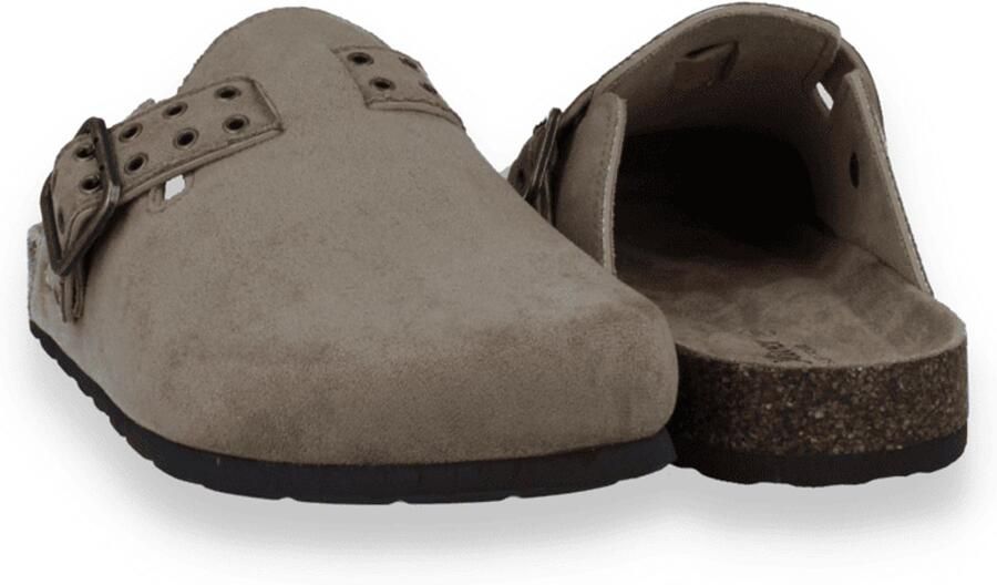 S.Oliver female Muiltjes in suèdelook met studs