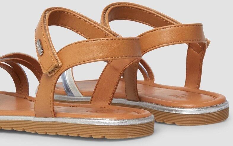 S.Oliver female Multicolor sandalen met metallic look