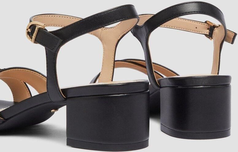 S.Oliver female Pumps met blokhak in lederlook