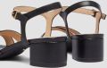 S.Oliver female Pumps met blokhak in lederlook - Zwart