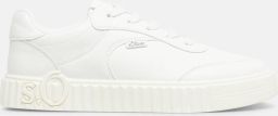 S.Oliver female Sneaker in leerlook met logodetail