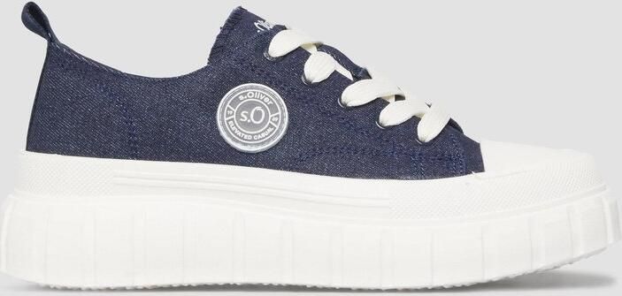 S.Oliver female Textielen sneaker met plateauzool